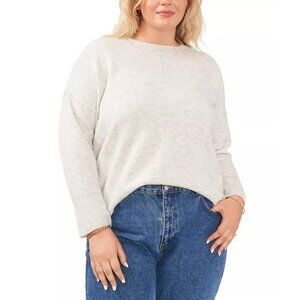 NWT New $79 Vince Camuto Cozy Long Sleeve Grey Sweater Size 3X